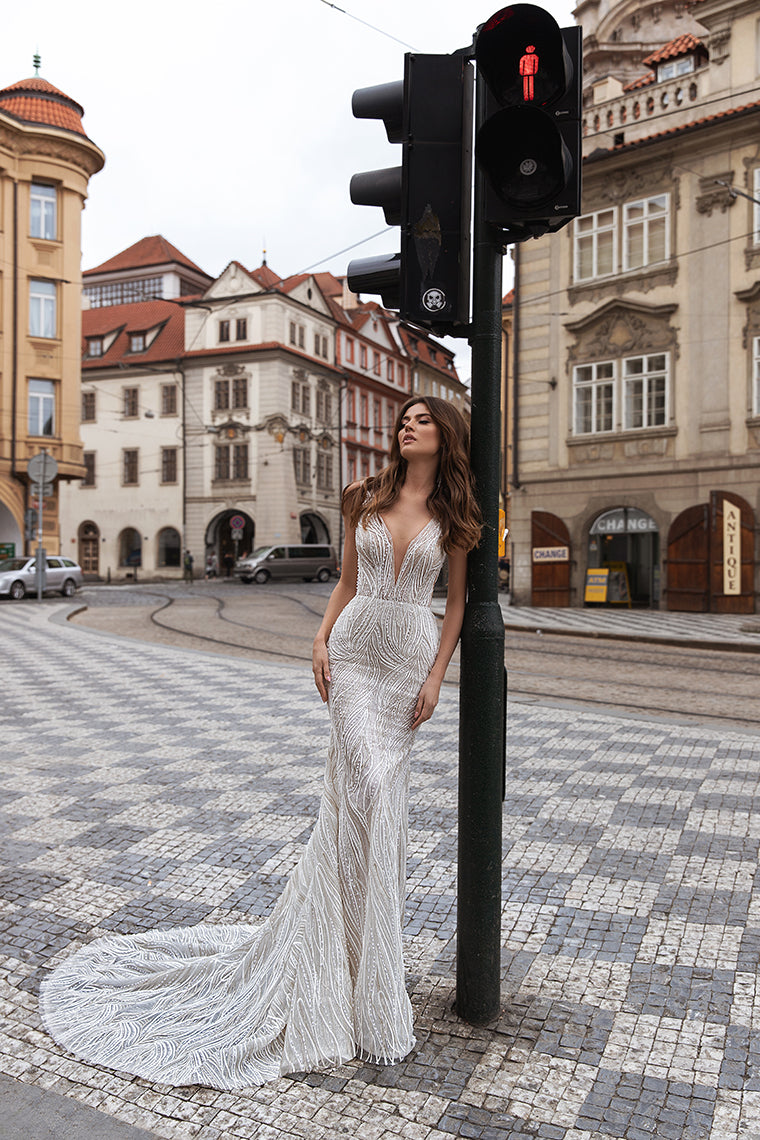 Carmina Wedding Dress by Katy Corso